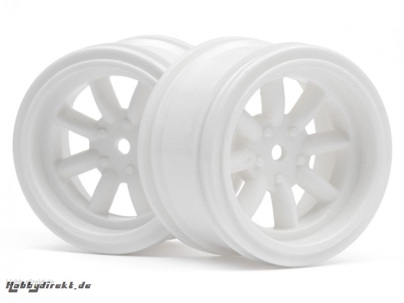 Vintage 8-Speichen Felge 31mm(weiss/0mm) hpi racing H3810