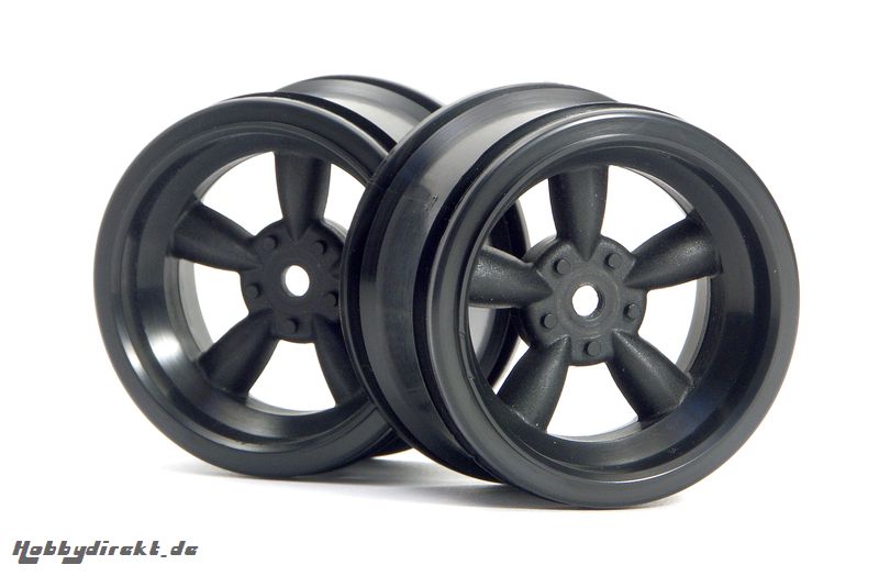 Retro 5-Sp. Felge 31mm (schwarz/6mm) hpi racing H3821