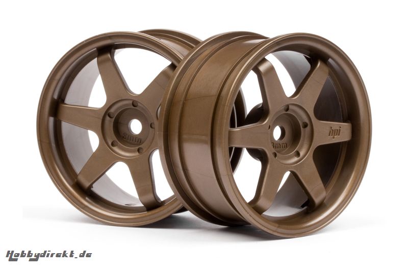 TE37 Felge 26mm (bronze/3mm Offset) hpi racing H3843