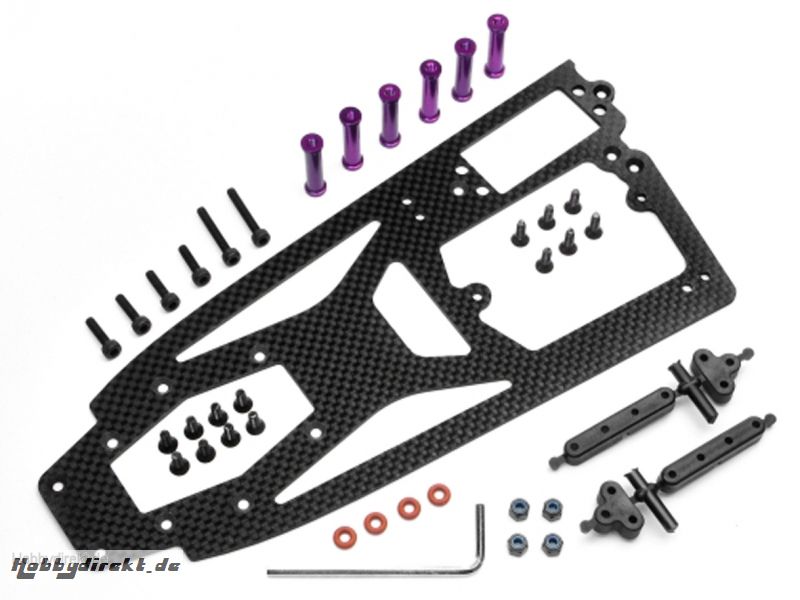 Kohlefaser Radioplatte (Rush) hpi racing H73020