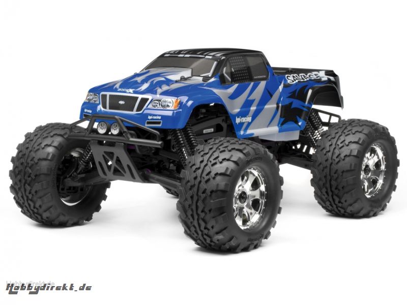 Nitro GT2 Truck Karo (schw/blau/silber) hpi racing H7771