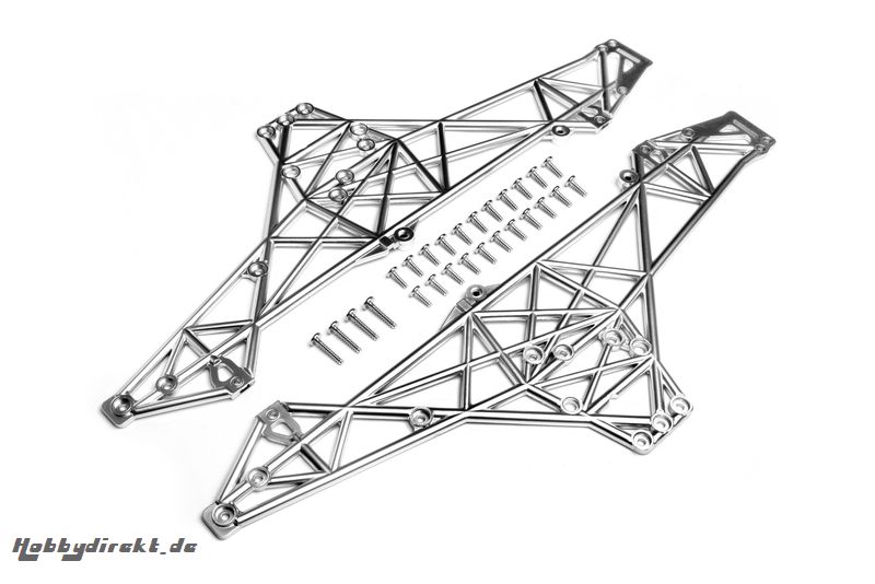 Chassis Set (matt chrom/Wheely King) hpi racing H85254