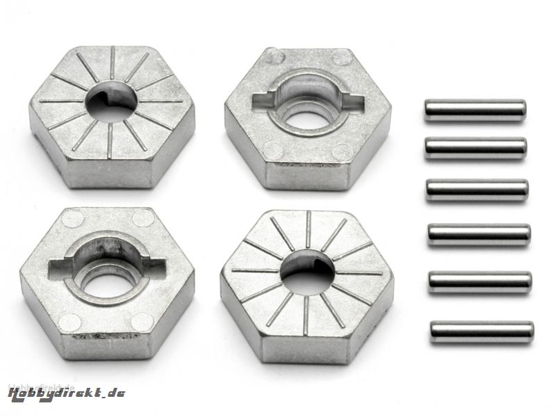 Sechskant-Radmitnehmer 17mm (silber) hpi racing H86804