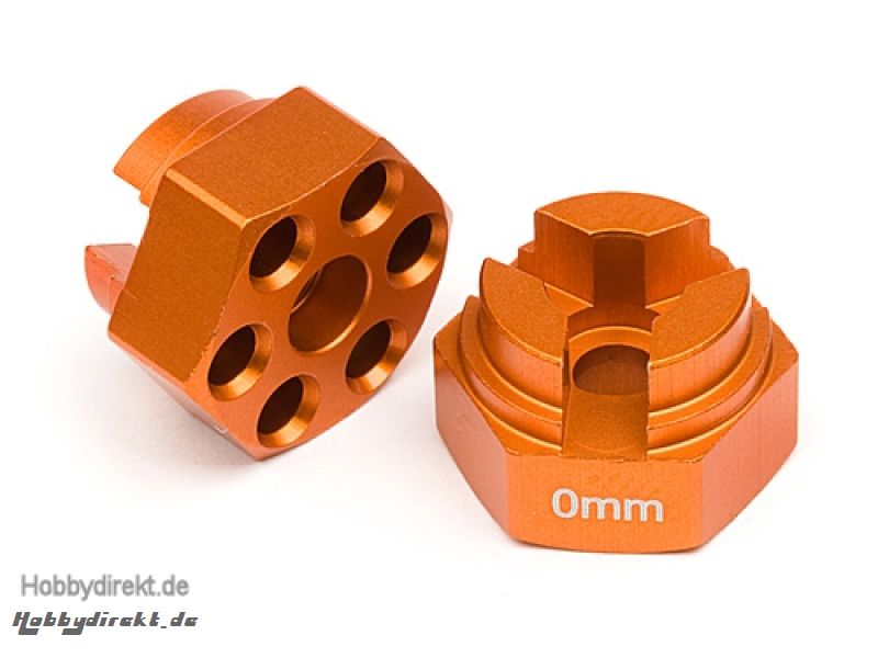 Alu Radmitnehmer (0mm Offset/orange/CR) hpi racing H87072