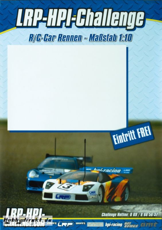 1Ve = 10 Stück Challenge Plakat (A2) hpi racing H99056