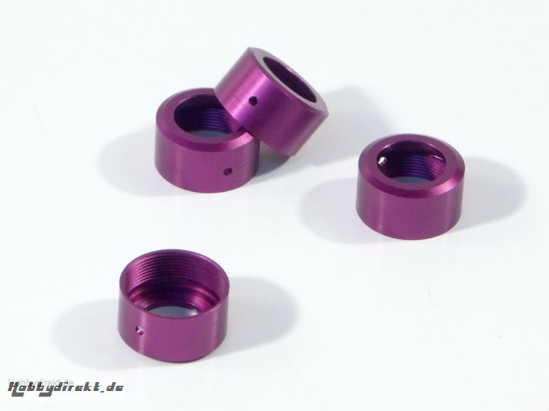 Dämpferkappe 12mm lila (4 Stück) hpi racing HA787