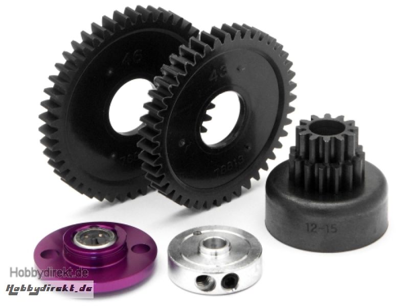 2-Gang Getriebe 12/46Z 15/43Z (SN) hpi racing HA911