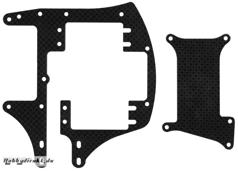 Nitro Mini Kohlefaserchassis oben hpi racing HA955