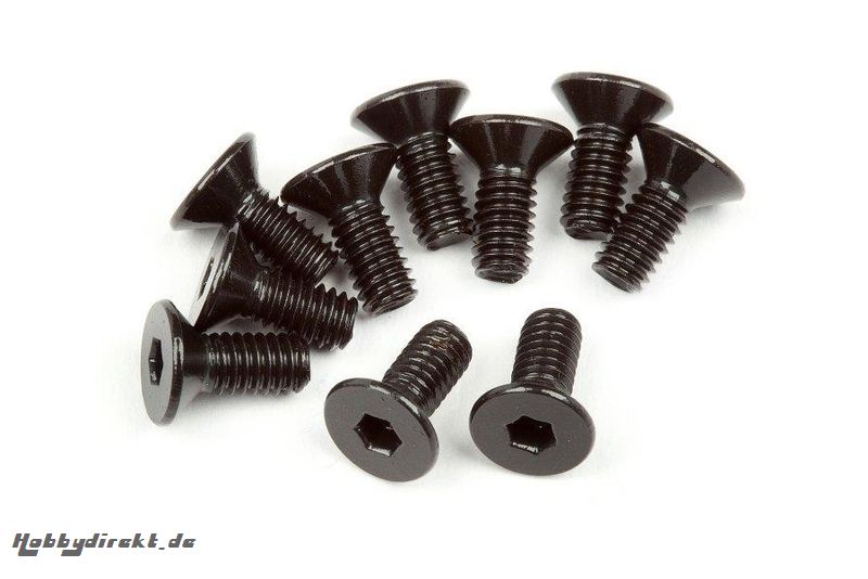 Senkkopfschraube M2.5x6mm Innensechskant (10St) hpi racing HB107374