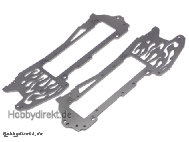 Alu.Chassis Set (7075/Gunmetal/E-Zilla) hpi racing HB66330