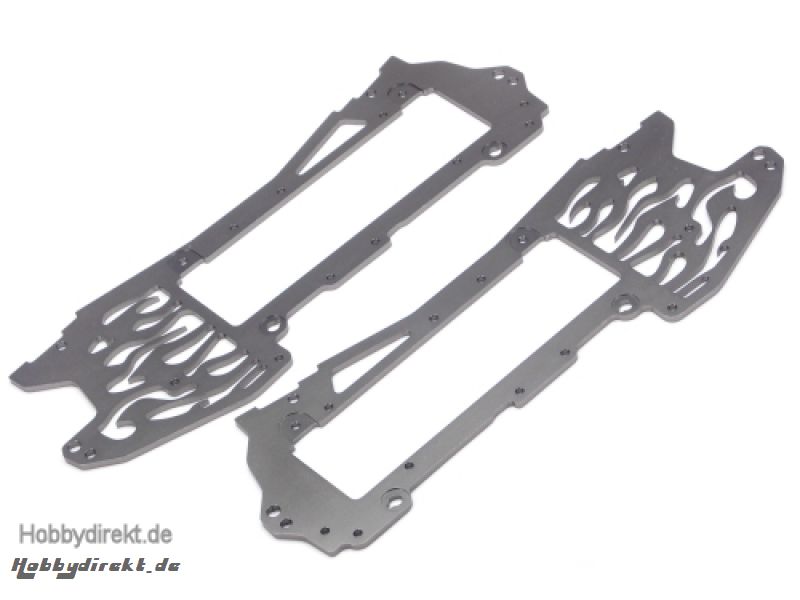 Alu.Chassis Set (7075/Gunmetal/E-Zilla) hpi racing HB66330