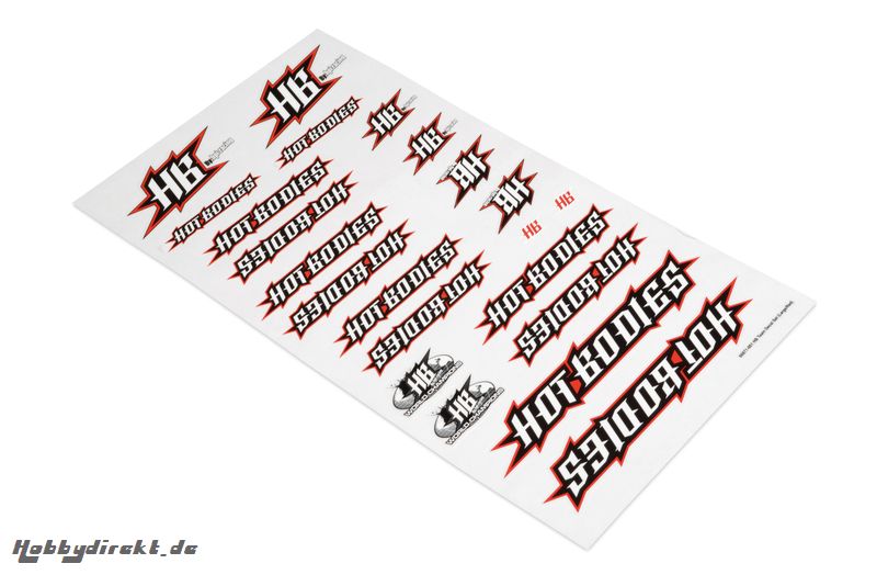 HB Team Decal Set (gross/rot) hpi racing HB66871