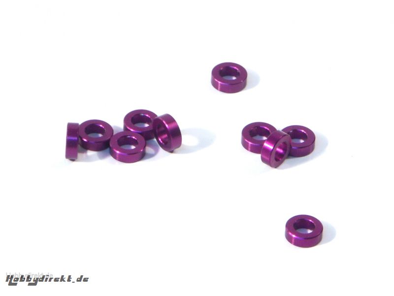 Alu Unterlagscheibe 3x6x2.0mm (10St) hpi racing HZ817