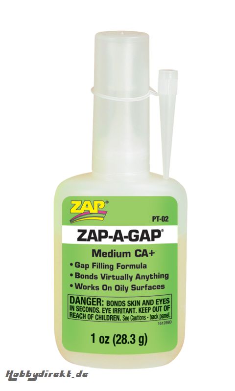 Zap-A-Gap CA+ Sekundenkl. 28.3g (spaltf) LRP PT02