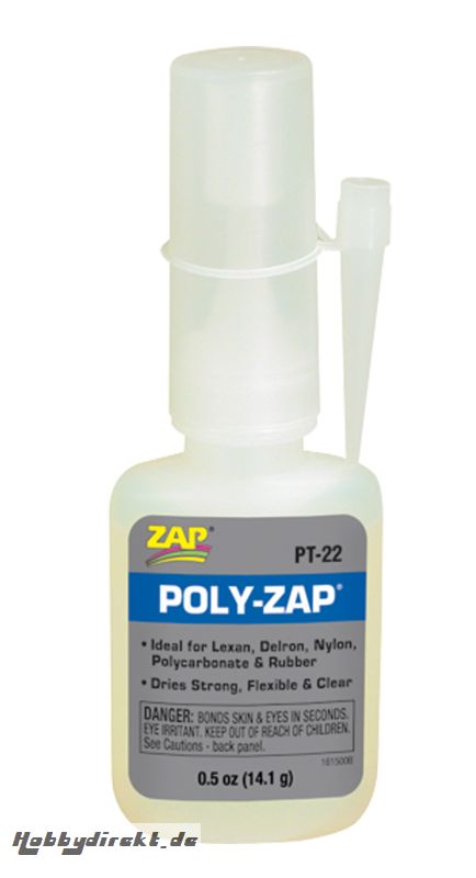 Poly-Zap Kunststoffkleber 14.2g LRP PT22