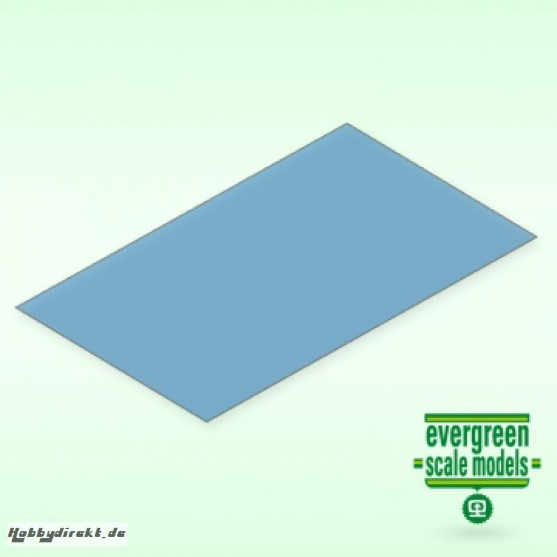 Blaue Klarsichtfolie 0,25x150x300 mm (2) EVERGREEN 9902