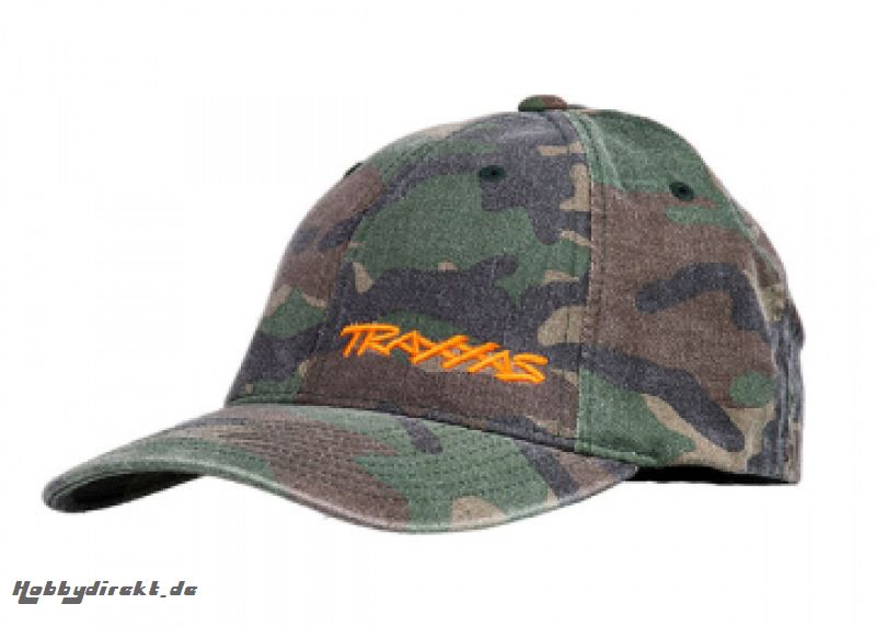 Flex Hat Curved Bill CAMO Traxxas L-XL Traxxas 1187-CAMO-LXL