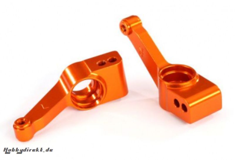 Carriers, Stub Axle Rear Aluminium Orange (2) Traxxas 1952T