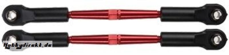 Turnbuckle Toe Link Complete 96mm Aluminium Red (2) Traxxas 2336X