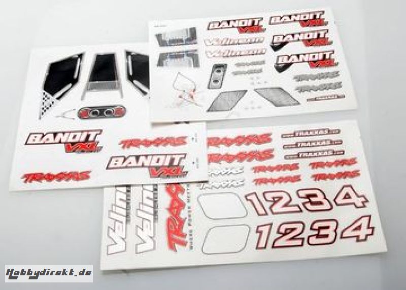 Decal Sheets, VXL Traxxas 2413R