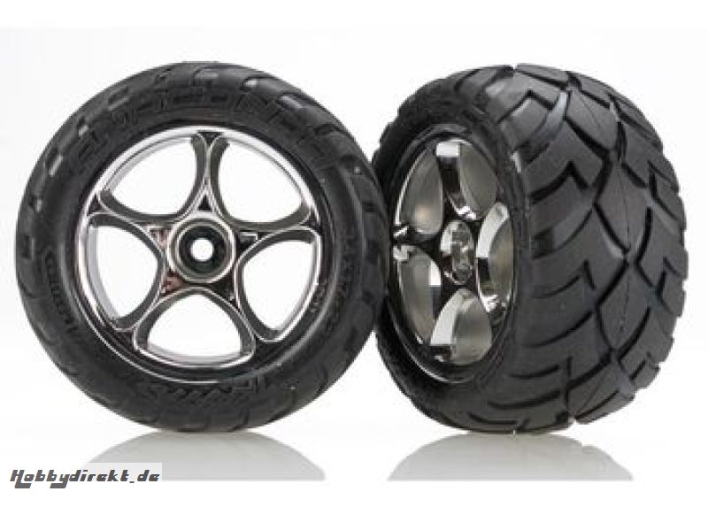 Tires & Wheels Anaconda/Tracer Chrome 2.2 Rear (2) Traxxas 2478R