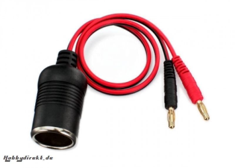 12v Adapter female to Banana plugs Traxxas 2980