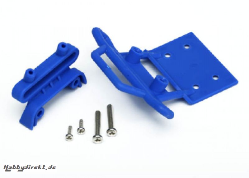 Bumper Front Set Blue Traxxas 3621X