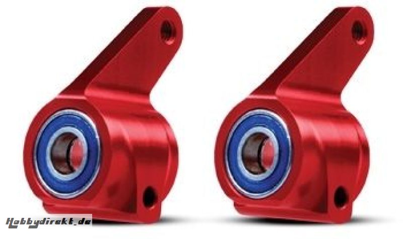 Steering Blocks Aluminium Red (Pair) Traxxas 3636X