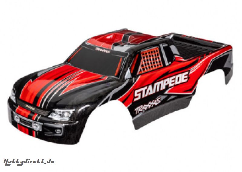 Karosserie Stampede 2WD Rot lackiert TRAXXAS 3651