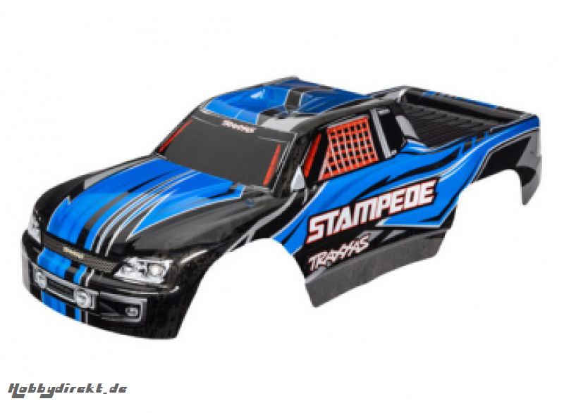 Karosserie Stampede 2WD Blau lackiert TRAXXAS 3651X