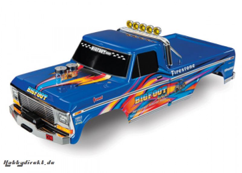 Body BigFoot No1 Blue-X Painted TRAXXAS 3661X