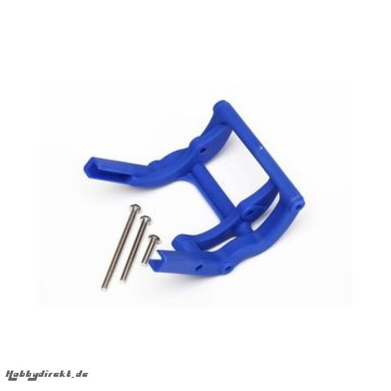 Wheelie Bar Mount Blue Traxxas 3677X