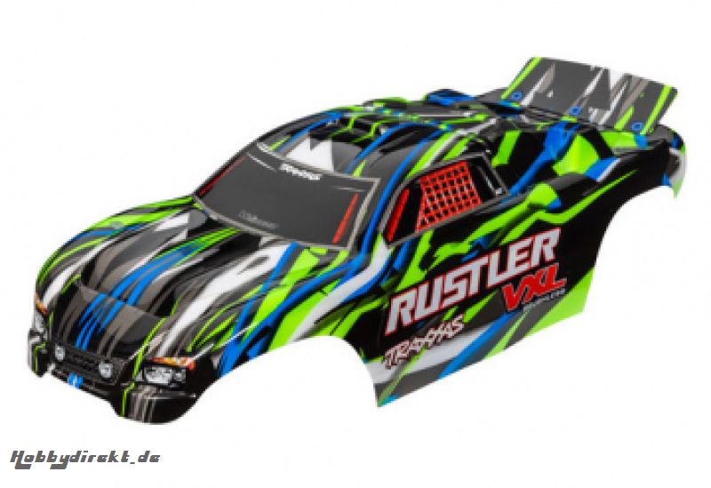 Karosserie Rustler VXL 2WD Grün lackiert TRAXXAS 3726G