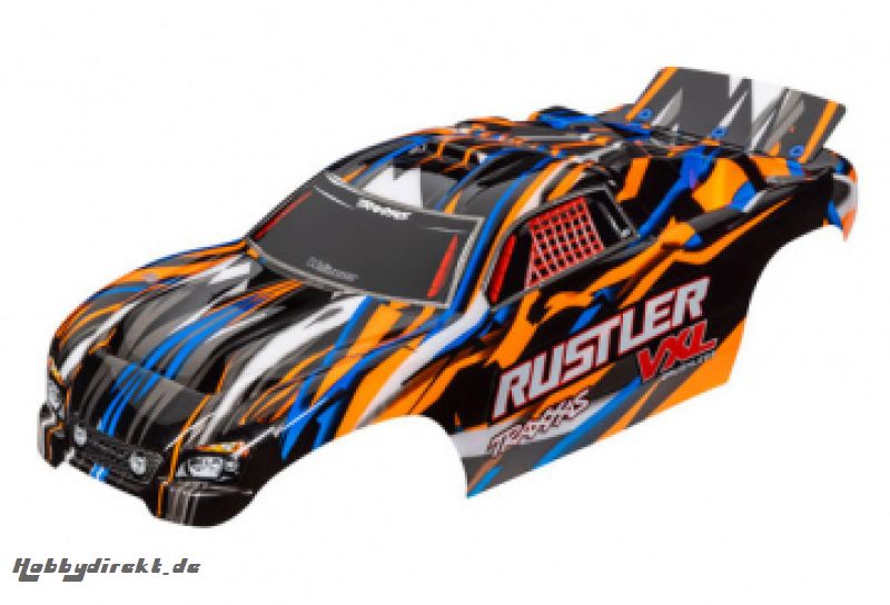 Karosserie Rustler VXL 2WD Orange lackiert TRAXXAS 3726T