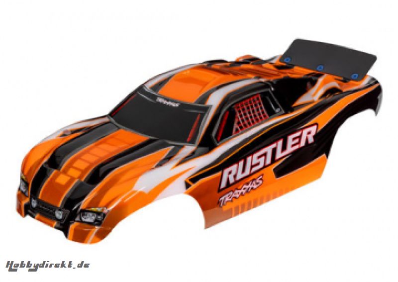 Karosserie Rustler 2WD Orange lackiert TRAXXAS 3750T