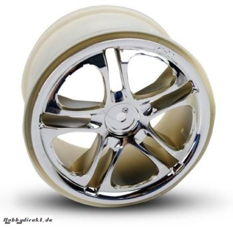 Wheels Split-Spoke Chrome (14mm) 3.8 (2) Traxxas 5172X