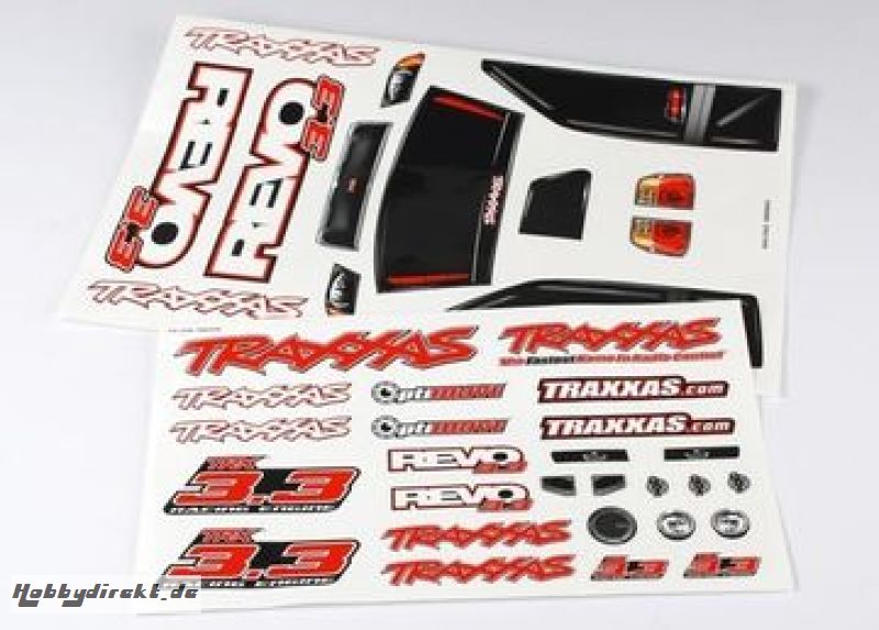 Decal sheets Revo 3.3 Traxxas 5313R