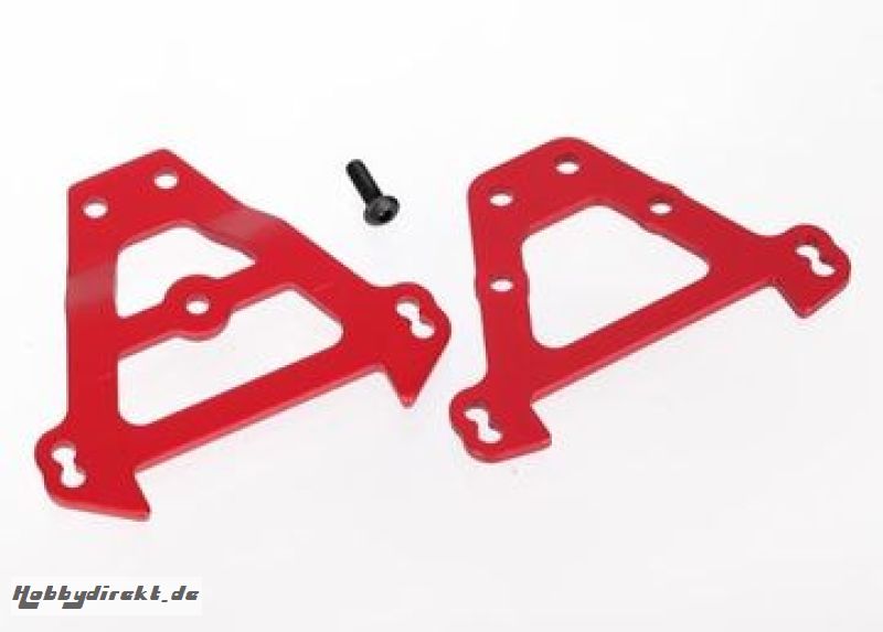 Bulkhead Tie Bars Alu Red F&R Revo/ Slayer Pro/ Summit Traxxas 5323R