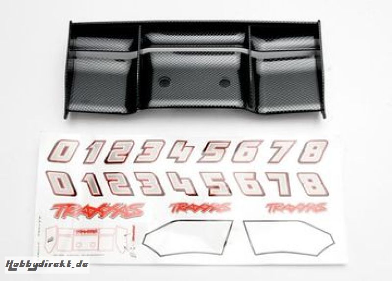 Wing Exo-Carbon with Decals Revo Traxxas 5446G