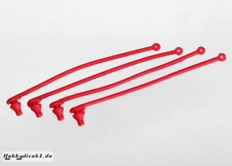 T# 5752- Kabinenhalter rot (4) Traxxas 295752