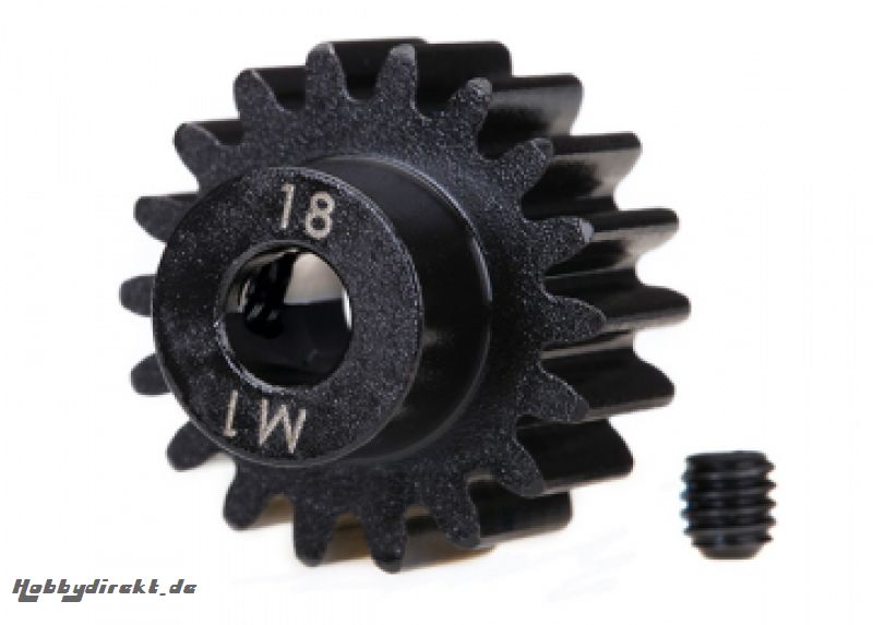 Pinion Gear 18T 1.0M for 5mm Shaft (Machined) Traxxas 6491R