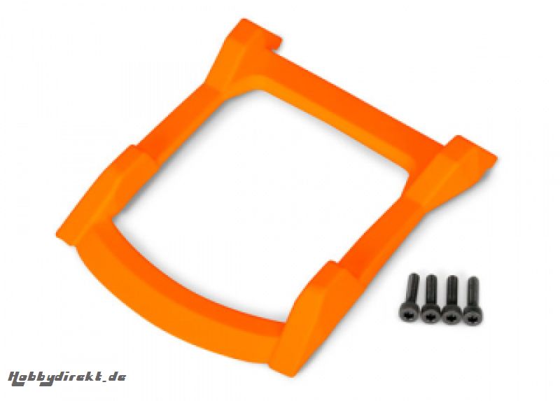 Body Skid Plate Roof Orange Rustler 4x4 Traxxas 6728T