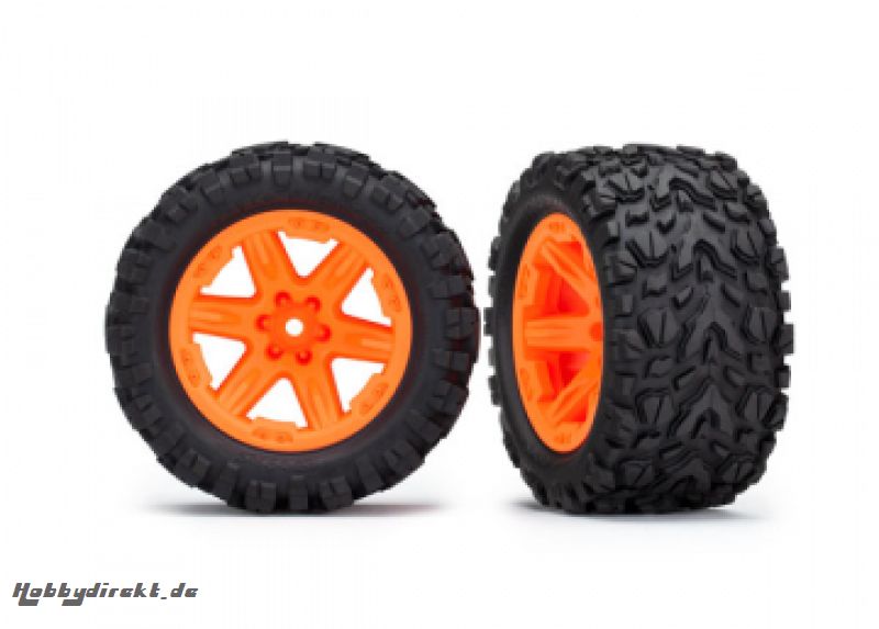 Tires & Wheels Talon Extreme/RXT Orange 2.8 4WD TSM (2) Traxxas 6773A