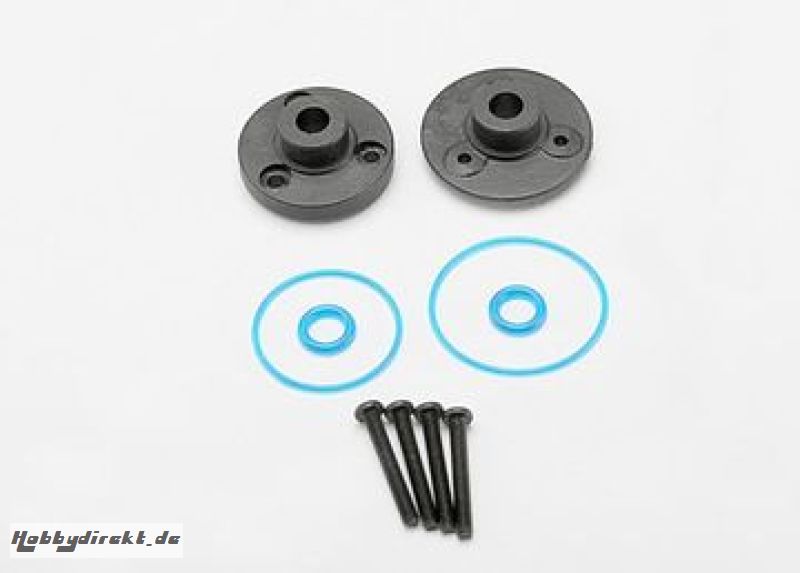 Cover Plates Diff 1/16 Traxxas 7080