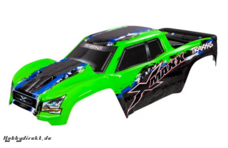 Body X-Maxx Green-X Traxxas 7811G