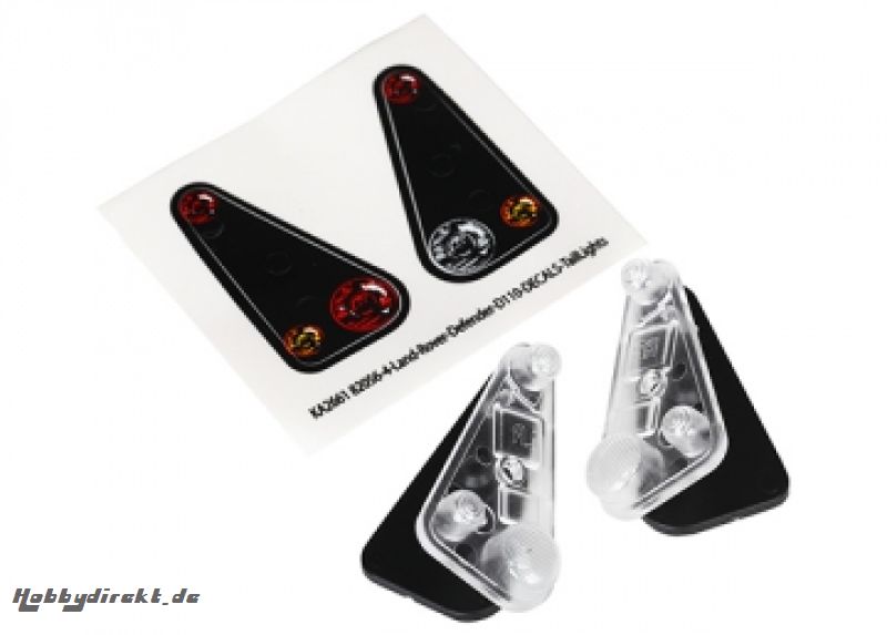 Tail Light Housing (2) Land Rover Defender Traxxas 8014