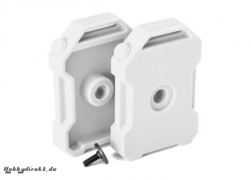 Fuel Canisters White (2) TRX-4 Traxxas 8022X