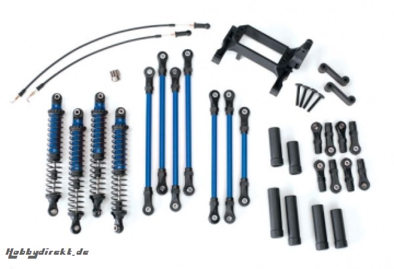 Long Arm Lift Kit Blue Complete TRX-4 Traxxas 8140X