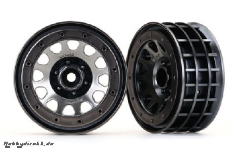 Wheels Method 105 Black Chrome 2.2 (2) Traxxas 8171