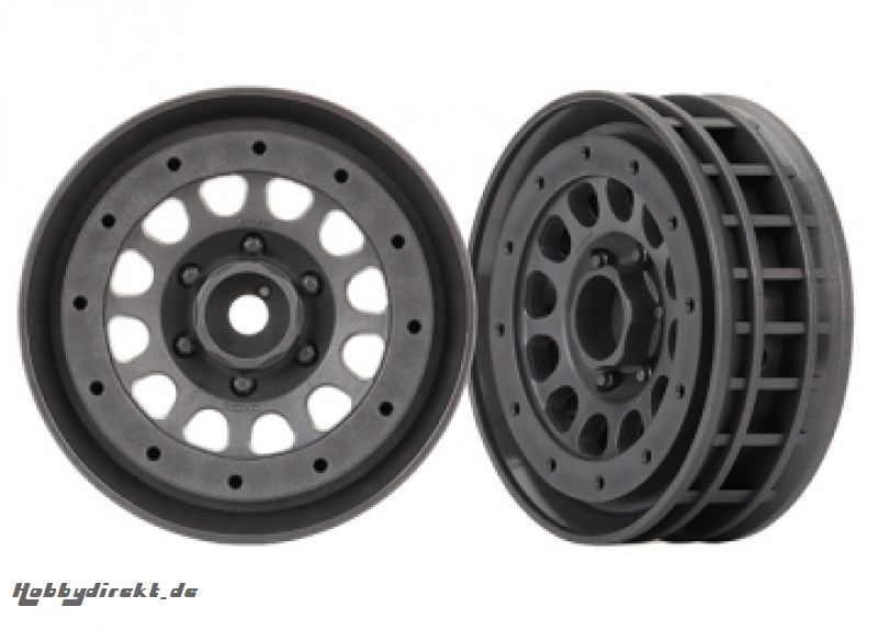 Wheels Method 105 Charcoal Grey 1.9 Beadlock (2) Traxxas 8173A